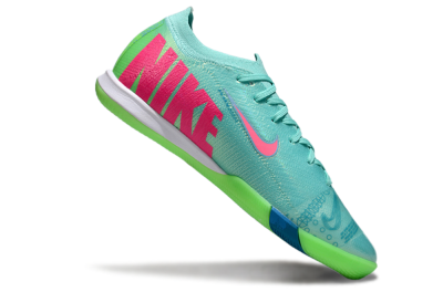 Men's Nike Air Zoom Mercurial Vapor 16 Elite IC Indoor & Futsal Low-Tops Football Shoes - Jade/Pink/Yellow