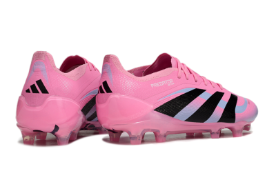 Men's Adidas Predator Elite 25 FG Firm Ground Low-Tops Football Boots - Pink/Black/Jade