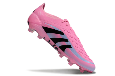 Men's Adidas Predator Elite 25 FG Firm Ground Low-Tops Football Boots - Pink/Black/Jade