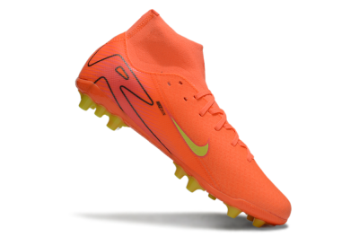 Men's Nike Air Zoom Mercurial Superfly 10 Acadamy AG Artificial Grass High-Tops Football Boots - Red/Yellow/Black