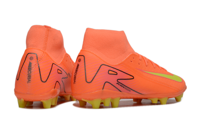 Men's Nike Air Zoom Mercurial Superfly 10 Acadamy AG Artificial Grass High-Tops Football Boots - Red/Yellow/Black