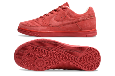 Men's Nike Street Gato IC Indoor & Futsal Low-Tops Football Shoes - Red/Red