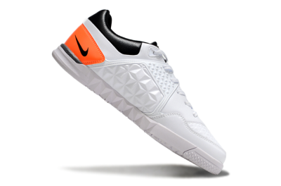 Men's Nike Street Gato IC Indoor & Futsal Low-Tops Football Shoes - White/Grey/Yellow/Black