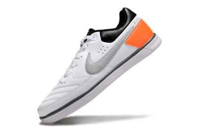 Men's Nike Street Gato IC Indoor & Futsal Low-Tops Football Shoes - White/Grey/Yellow/Black