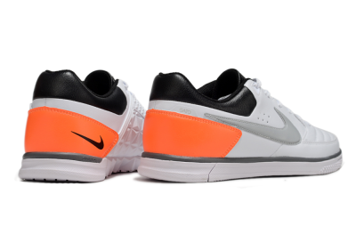 Men's Nike Street Gato IC Indoor & Futsal Low-Tops Football Shoes - White/Grey/Yellow/Black