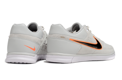 Men's Nike Street Gato IC Indoor & Futsal Low-Tops Football Shoes - Grey/Black/Yellow