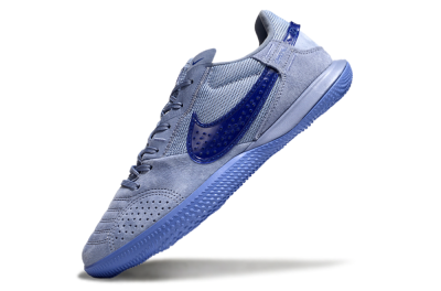 Men's Nike Street Gato IC Indoor & Futsal Low-Tops Football Shoes - Blue/Blue