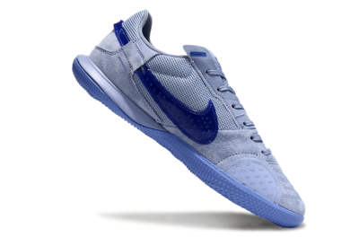 Men's Nike Street Gato IC Indoor & Futsal Low-Tops Football Shoes - Blue/Blue
