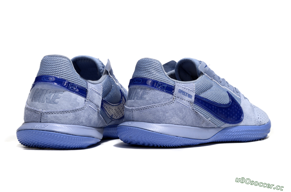 Men's Nike Street Gato IC Indoor & Futsal Low-Tops Football Shoes - Blue/Blue 6