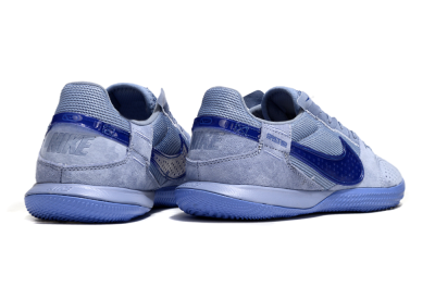 Men's Nike Street Gato IC Indoor & Futsal Low-Tops Football Shoes - Blue/Blue