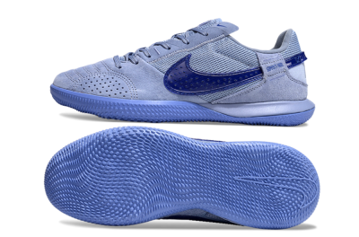Men's Nike Street Gato IC Indoor & Futsal Low-Tops Football Shoes - Blue/Blue