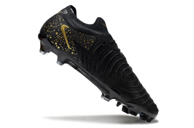 Men's Nike Phantom Luna Elite NU FG Firm Ground Low-Tops Football Boots - Black/Gold/Blue