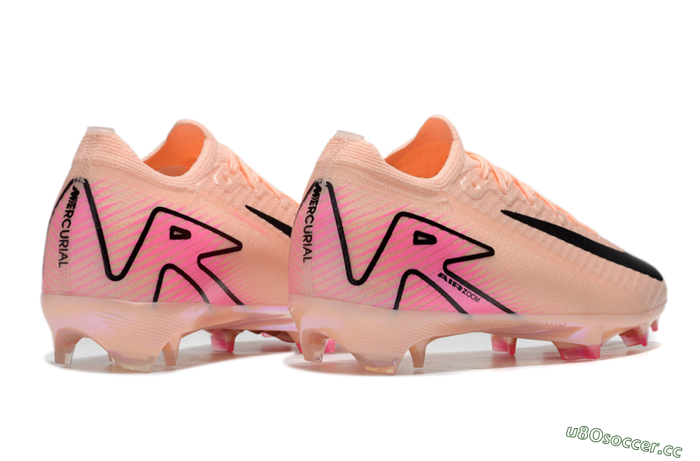 Unisex Nike Air Zoom Mercurial Vapor 16 Elite FG Firm Ground Low-Tops Football Boots - Pink/Black 6