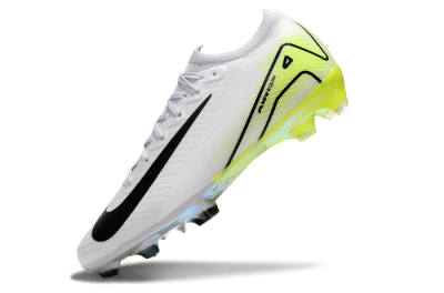 Unisex Nike Air Zoom Mercurial Vapor 16 Elite FG Firm Ground Low-Tops Football Boots - White/Black/Yellow