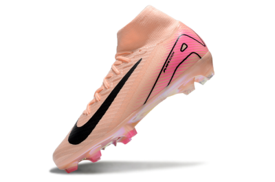 Unisex Nike Air Zoom Mercurial Superfly 10 Elite FG Firm Ground High-Tops Football Boots - Pink/Black