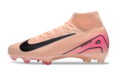 Unisex Nike Air Zoom Mercurial Superfly 10 Elite FG Firm Ground High-Tops Football Boots - Pink/Black
