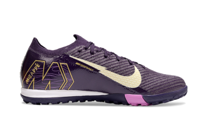 Unisex Nike Air Zoom Mercurial Vapor 16 Elite TF Artificial Turf Low-Tops Football Shoes - Purple/White/Yellow