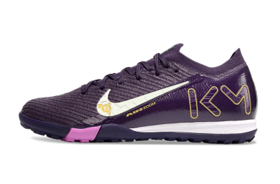 Unisex Nike Air Zoom Mercurial Vapor 16 Elite TF Artificial Turf Low-Tops Football Shoes - Purple/White/Yellow
