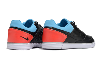 Men's Nike Street Gato IC Indoor & Futsal Low-Tops Football Shoes - Black/Blue/Red