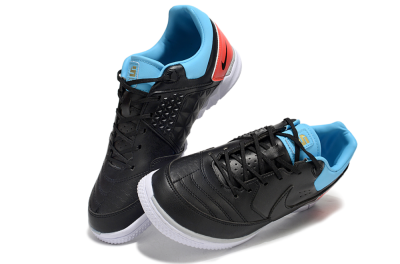 Men's Nike Street Gato IC Indoor & Futsal Low-Tops Football Shoes - Black/Blue/Red
