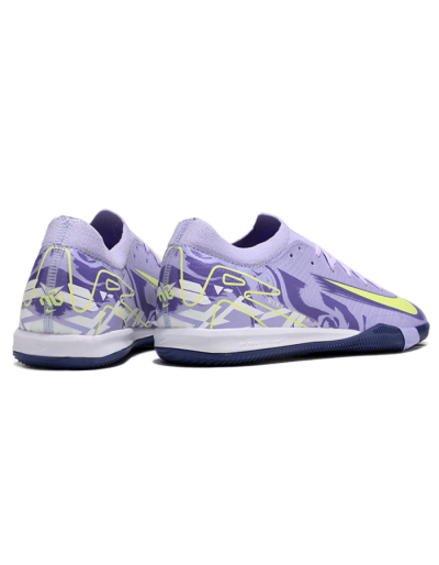 Unisex Nike Air Zoom Mercurial Vapor 16 Elite IC Indoor & Futsal Low-Tops Football Shoes - Purple/Yellow/White