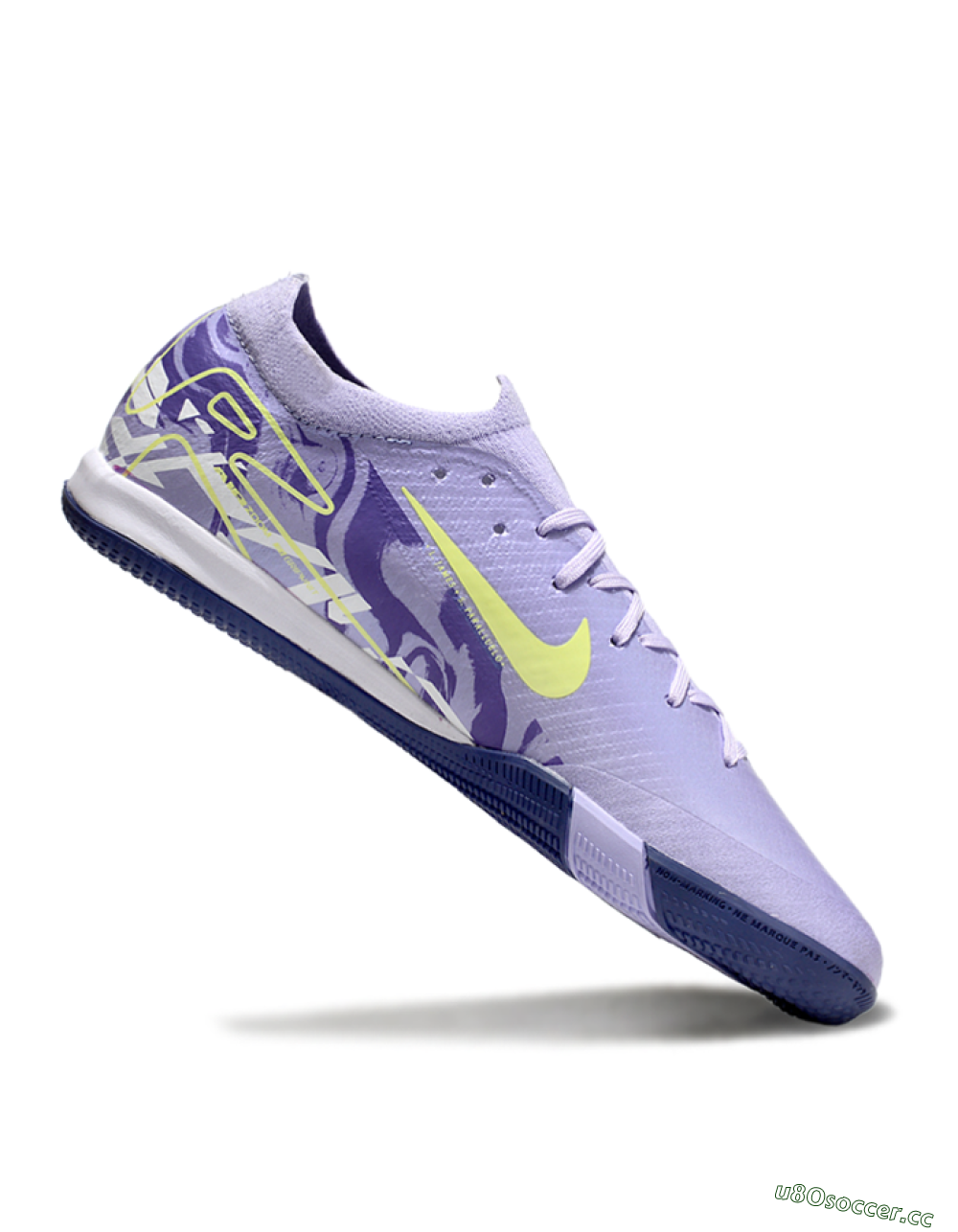 Unisex Nike Air Zoom Mercurial Vapor 16 Elite IC Indoor & Futsal Low-Tops Football Shoes - Purple/Yellow/White 4