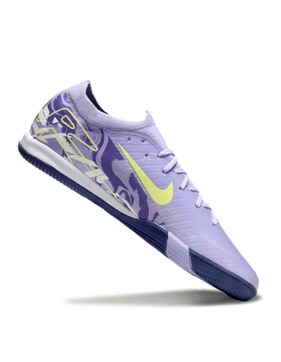 Unisex Nike Air Zoom Mercurial Vapor 16 Elite IC Indoor & Futsal Low-Tops Football Shoes - Purple/Yellow/White