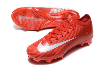 Men's Nike Air Zoom Mercurial Vapor 16 Elite FG Firm Ground Low-Tops Football Boots - Red/White