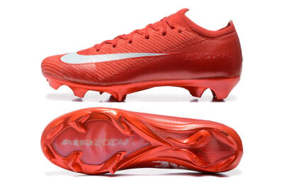 Men's Nike Air Zoom Mercurial Vapor 16 Elite FG Firm Ground Low-Tops Football Boots - Red/White
