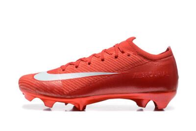 Men's Nike Air Zoom Mercurial Vapor 16 Elite FG Firm Ground Low-Tops Football Boots - Red/White