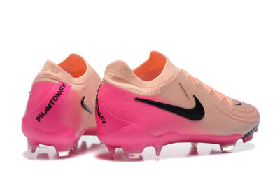 Men's Nike Phantom Luna Elite FG Firm Ground Low-Tops Football Boots - Pink/Black/Blue