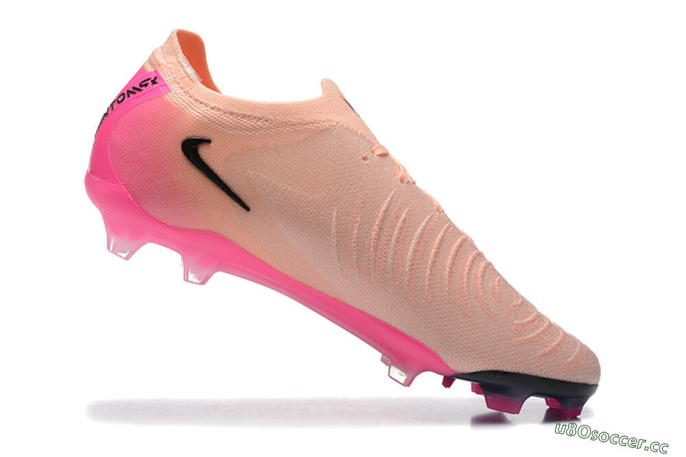 Men's Nike Phantom Luna Elite FG Firm Ground Low-Tops Football Boots - Pink/Black/Blue 7