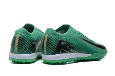 Men's Nike Air Zoom Mercurial Vapor 16 Elite TF Artificial Turf Low-Tops Football Shoes - Green/Black/Gold