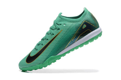 Men's Nike Air Zoom Mercurial Vapor 16 Elite TF Artificial Turf Low-Tops Football Shoes - Green/Black/Gold