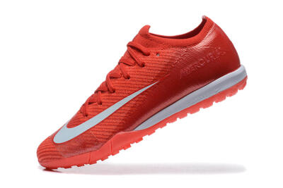 Men's Nike Air Zoom Mercurial Vapor 16 Elite TF Artificial Turf Low-Tops Football Shoes - Red/White