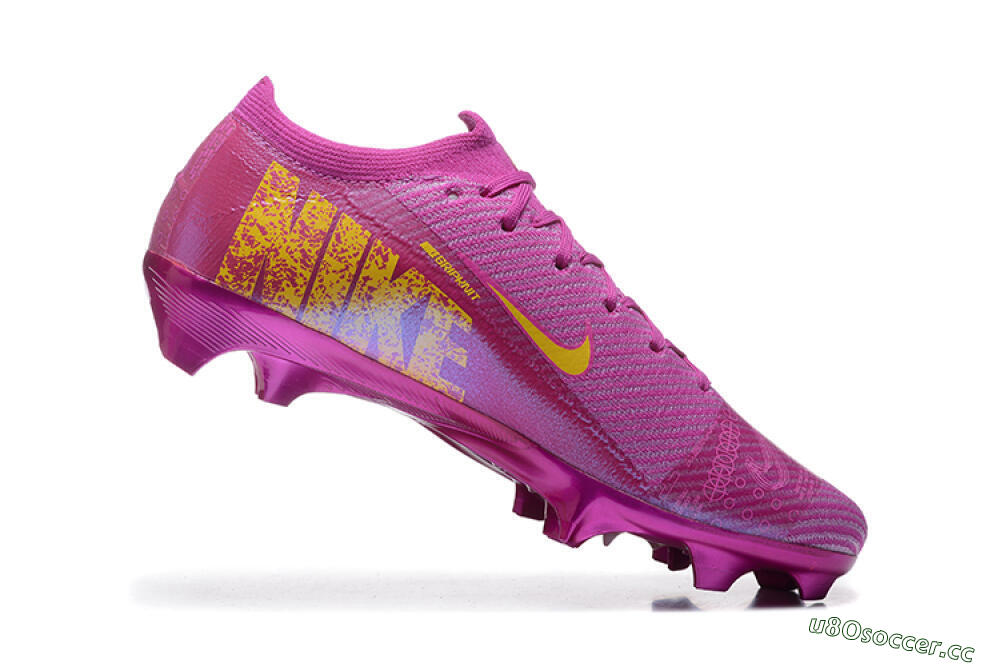 Men's Nike Air Zoom Mercurial Vapor 16 Elite FG Firm Ground Low-Tops Football Boots - Pink/Yellow 7