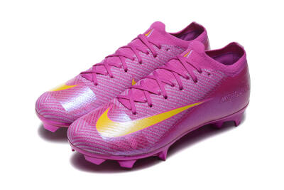 Men's Nike Air Zoom Mercurial Vapor 16 Elite FG Firm Ground Low-Tops Football Boots - Pink/Yellow