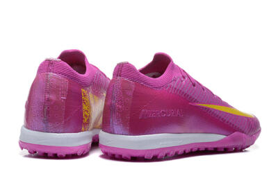 Men's Nike Air Zoom Mercurial Vapor 16 Elite TF Artificial Turf Low-Tops Football Shoes - Pink/Yellow/White
