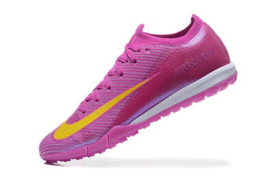 Men's Nike Air Zoom Mercurial Vapor 16 Elite TF Artificial Turf Low-Tops Football Shoes - Pink/Yellow/White