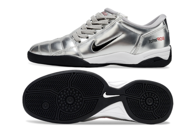 Men's Nike Total 90 II IC Indoor & Futsal Low-Tops Football Shoes - Silver/Black/White