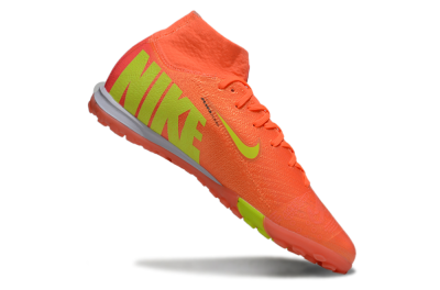 Unisex Nike Air Zoom Mercurial Superfly 9 Elite TF Artificial Turf High-Tops Football Shoes - Red/Yellow/White