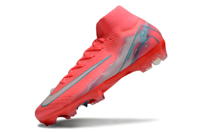 Unisex Nike Air Zoom Mercurial Superfly 10 Elite FG Firm Ground High-Tops Football Boots - Red/Silver/Blue
