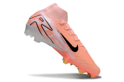 Unisex Nike Air Zoom Mercurial Superfly 10 Elite FG Firm Ground High-Tops Football Boots - Pink/Black/Purple