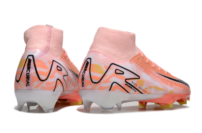 Unisex Nike Air Zoom Mercurial Superfly 10 Elite FG Firm Ground High-Tops Football Boots - Pink/Black/Purple