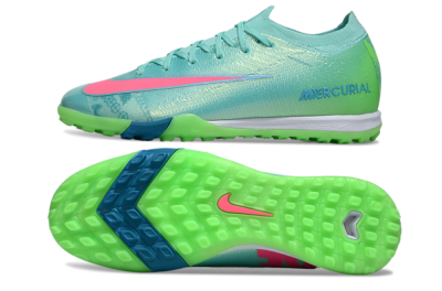 Men's Nike Air Zoom Mercurial Vapor 16 Elite TF Artificial Turf Low-Tops Football Shoes - Jade/Pink/White