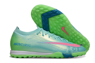 Men's Nike Air Zoom Mercurial Vapor 16 Elite TF Artificial Turf Low-Tops Football Shoes - Jade/Pink/White