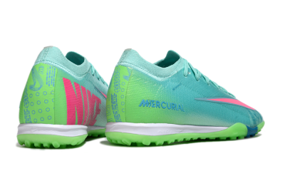 Men's Nike Air Zoom Mercurial Vapor 16 Elite TF Artificial Turf Low-Tops Football Shoes - Jade/Pink/White