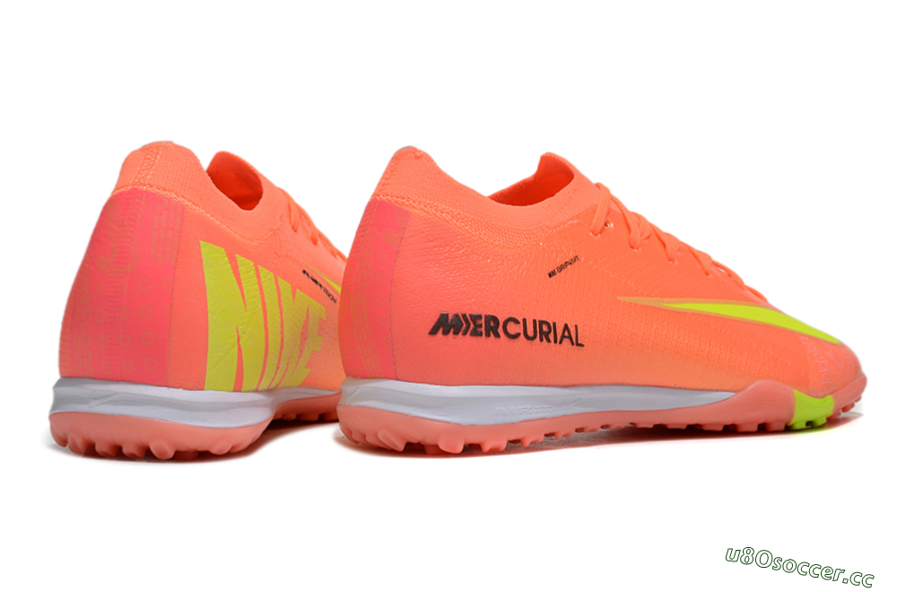 Unisex Nike Air Zoom Mercurial Vapor 16 Elite TF Artificial Turf Low-Tops Football Shoes - Red/Yellow/Black 6