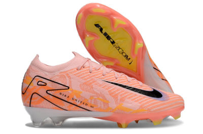 Unisex Nike Air Zoom Mercurial Vapor 16 Elite FG Firm Ground Low-Tops Football Boots - Pink/Black/Purple