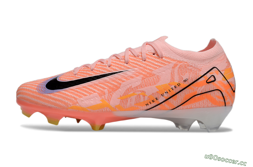 Unisex Nike Air Zoom Mercurial Vapor 16 Elite FG Firm Ground Low-Tops Football Boots - Pink/Black/Purple 0